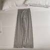 Calça Pijama Estilo Preguiçoso em Modal Verão Pijama Feminino Solta Simples Casual Roupa Externa Roupas de Casa Calça Pijama para Caminhar
