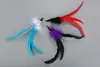Suministros para Mascotas Juguetes para Gatos Pluma de Colores Cabezal de Repuesto Combinación Palo para Molestar Gatos Caña de Pescar Interactiva Fábrica Transfronteriza