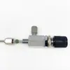 Válvula de Aguja Válvula de Aguja Válvula de Control de Flujo Cromatógrafo Conexión Rápida de 6 mm Válvula de Aguja de Gas de 3 mm ZXF-1