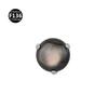 Aleación de titanio F136 3.5 mm piedra natural 0.9 diente joyería de perforación rosca interna clavo de labio pendiente fábrica en stock venta al por mayor
