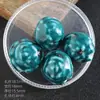Estilo Retro Bola de Rosas Grande Collar Pulsera de Cuentas Cerámicas Material Cuentas de Agujero Recto Cuentas Sueltas Colgante Accesorios para Joyería DIY