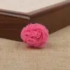 Milhão em estoque 2,5cm Tecido de Renda Gaze Bola de Gaze Bola de Cabelo Flor Artesanal Tecido de Flor Acessórios para Joias DIY Acessórios para Roupas
