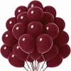 Balões de Aniversário Amazon 10 polegadas Conjunto de Balões de Cor Sólida Balões para Decoração de Feriado Balões Metálicos Foscos Maca