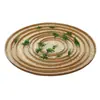 Productos de Tejido de Bambú, Colador de Bambú, Cesta de Secado Sin Agujeros, Recogedor Redondo, Placa de Bambú para Pintar, Decoración Hecha a Mano para Jardín de Infancia, Charola para Techo