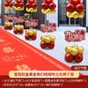 Columna de Arreglo de Boda con Globos Soporte para Guía de Camino Decoración de Arreglo de Patio Trasero Rústico Arco de Escena de Boda