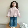 Chaqueta de Forro Polar con Dibujos para Niñas para Otoño e Invierno 2026 Estilo Nuevo, Top Acolchado Espeso y Cálido Relleno de Algodón para Bebés Niñas