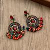 Aretes Europeos y Americanos Transfronterizos de Venta Caliente Personalidad Campana Cadena de Borla Larga Aretes de Moda Bohemia Aretes Elegantes Aretes