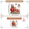 Festival de Navidad Multiestilo Lindos y Divertidos Animalitos Navideños Pegatinas para Ventana Vidrio de Escaparate Puerta de Vidrio Decoración del Hogar Pegatinas Electrostáticas para Vidrio