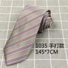 Novedosa Combinación de Colores Estudiantes Masculinos y Femeninos Estilo Japonés Jk Corbata Anudada a Mano Rayas Tejido de Alta Densidad con Uniforme Dk Fotografía