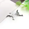 12 Tipos de Accesorios para Joyería DIY de Aleación, Serie de Conchas de Vida Marina, Colgantes de Caracolas, Pulseras, Collares, Pendientes, Colgantes