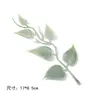 Plantas Verdes Simuladas, Plantas Acuáticas con Escarcha Blanca, Accesorios para Plantas Verdes Simuladas, Adornos en Maceta para Balcón de Casa, Sala de Estar en Stock