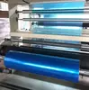 Película protectora autoadhesiva de acero inoxidable PE azul aleación de aluminio pintura película metálica ancho 50 cm 5 hilos adhesivo medio 100 metros