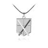 Venta Caliente Transfronteriza Europea y Americana Alas Periféricas de la Libertad Espada de Cruce Colgante Ley Unicornio Ciudad Rosa Collar