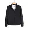 Cortavientos reversible antiestático para hombre, chaqueta casual de otoño e invierno para el trabajo, chaqueta cortavientos de cuello alto transfronteriza, hecho a medida
