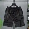 Transfronterizo Aliexpress Amazon Tendencia Pantalones Cortos Europeos Verano Hombres Pantalones Grandes Flockeados Casuales Pantalones de Playa Hombres