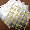 Adesivos com Estampagem Dourada, Adesivos Relevo Prata Fosco, Adesivos Decorativos, Adesivos Selo para Envelope em Formato de Coração Dourado, Adesivos de Selagem