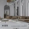 Tinta integrada para parede e piso de microcimento, tinta de parede artística, tinta texturizada estilo wabi-sabi de concreto aparente para paredes e pisos