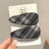 Horquilla Coreana de Otoño e Invierno para Mujer, Pinza Lateral de Gama Alta, Accesorios para el Cabello, Nueva Horquilla Dulce para Niña, Tocado, Pinza para Flequillo, Pinza