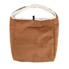 Nova Bolsa de Ombro Cruzada de Pelúcia com Fivela Magnética Cor Sólida Outono 2025 para Mulheres Casual Grande Capacidade Bolsa de Mão tipo Balde