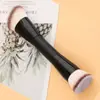Brocha para Base de Maquillaje Doble Cara Transfronteriza, Brocha para Rubor, Brocha para Polvo Suelto, Brocha de Maquillaje Suave de Dos Caras en Uno, Brocha para Contorno, Herramienta de Belleza