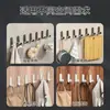 Gancho Adhesivo Fuerte Sin Taladro Gris Metalizado Gancho Adhesivo Pegatina de Pared Soporte de Pared Resistente al Peso Cocina Baño Gancho Detrás de la Puerta