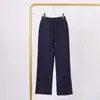 Calça Longa Feminina Lulu de Cintura Alta Solta Emagrecedora para Yoga Esportes Fitness com Sensação de Pele e Cordão
