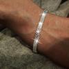 Pulsera Trenzada Ancha de Encaje en Capas Estilo Europeo y Americano Temu Transfronteriza para Mujer, Cadena de Accesorio de Joyería Versátil Único y de Moda