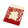 Procesos y Personaliza Invitaciones de Boda Creativas con Bronceado Chino Personalizado. Invitaciones de Boda Rojas Chinas con Calados