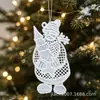Adornos para Árbol de Navidad, Decoraciones Navideñas, Colgantes Festivos, Papá Noel Transfronterizo, Caballo Mecedora, Linterna, Reno, Luces de Estrella de Cinco Puntas