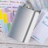 Carpeta A6 degradada macaron transfronteriza de puntos, cuaderno de mano, carpeta de cuero PU, libro de presupuesto para efectivo