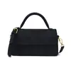 Bolso Casual tipo Baguette de Mano para Mujer 2025 Otoño Nuevo Lujo Accesible Color Contrastante Textura de Alta Calidad Bolso de Hombro Único Cruzado