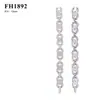 Taladro cabello 2025 nuevo conjunto completo de plata S925 europea y americana cadena de 8 caracteres pulsera de hombre HIPHOP europeo y americano