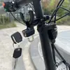 Gancho de Pendurar para Veículo Elétrico, Assistência Elétrica sem Furo para Guidão de Motocicleta, Skate, Motocicleta Acessório de Modificação de Trava Frontal Universal