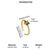Anillo de acero inoxidable para mujer, diseño de hoja con goteo de aceite transfronterizo, diseño de nicho de lujo ligero, joya para dedo y oreja de mariposa de hoja de arce hueca