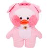 Celebridade Cibernética Ácido Hialurônico Pato Macacão Roupas Fofas Pato Amarelo 30cm Brinquedo de Pelúcia DIY Presente de Aniversário Boneca