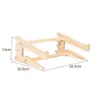 En stock Soporte Simple para Computadora Estante Elevado de Madera para Laptop Estante de Almacenamiento para Escritorio de Oficina Soporte para Laptop