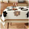 Mantel de Dibujos Animados, Impermeable, Resistente al Aceite, No Lavable, Anti quemaduras, Mantel de Estilo Nuevo, Lujo Ligero, Atmósfera de Gama Alta, Mantel para Mesa de Café en Casa