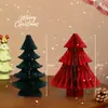 Decoraciones Navideñas Mini Árbol de Navidad de Escritorio Adornos Decoración del Hogar Escena Arreglo Props Colgantes de Regalo