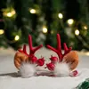 Diademas y Pasadores Decorativos Navideños Transfronterizos Temática de Muñeco de Nieve Navideño con Astas Diademas con Astas Disfraces Festivos Infantiles Diademas con Astas