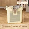 Cesta de Lavandería de Gran Capacidad para Uso Doméstico, Adecuada para Guardar Ropa en la Sala de Estar, Dormitorio, Balcón, Baño y Artículos de Aseo, Diseño Engrosado