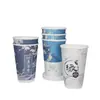Vasos Desechables para Café Caliente, Engrosados con Tapas, Vasos de Papel Portátiles a Prueba de Fugas para Bebidas Calientes Comerciales, Impresión de Logo Personalizado