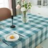 Toalha de Mesa de PVC Lavável à Mão, Impermeável e à Prova de Óleo, Retangular, para Mesa de Centro, Mesa de Estudo de Estudante, Tapete para Gabinete de TV, Toalha de Mesa xadrez para Mesa de Livros