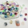 Nuevo color mágico degradado plata rosa suculenta creativa DIY horquilla decorativa funda para teléfono móvil joyería para uñas resina accesorios lote