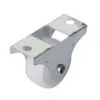 D106-1 Roda Pequena Miniatura de Bolso Mini Rolo Base Plana da Carroceria Roda Giratória Caster de Direção de 1 Polegada Roda Roda
