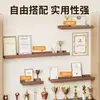 Estante de exhibición de pared de honor, estante recto de montaje en pared, estante de empresa para exhibir trofeos, certificados, medallas, estante de almacenamiento de montaje en pared