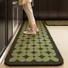 Tapete de Piso para Cocina de Lodo Diatomeas, Alfombra Antideslizante y Resistente al Aceite, Tapete Absorbente para Fregadero, Tapete de Piso Especial Resistente a Manchas para Esquinas de Cocina