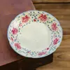 Bandeja de té de cerámica de loto y peonía, nueva plataforma de preparación en seco para uso doméstico, accesorios para juego de té kung fu, platillo, plato para snacks, posavasos