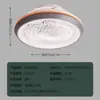 Luz de ventilador minimalista 2026 novo modelo luz de teto para sala de estar lustre para sala de jantar ventilador elétrico luz de ventilador de teto para dormir