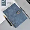 Caderno de Folhas Soltas A5B5 Livro de Atas Destacável com Fivela Bloco de Notas de Trabalho Logo Imprimível Criativo Tendência