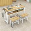 Mesas e Cadeiras Mesa de Treinamento Mesa Longa Simples Dupla Sala de Aula Mesa de Caligrafia para Alunos do Ensino Fundamental Mesa para Curso de Tutoria e Treinamento
